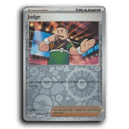 Judge (176/198) [Scarlet & Violet] Uncommon Hideki Ishikawa Pokemon Card TCG Near Mint NM Reverse Holo