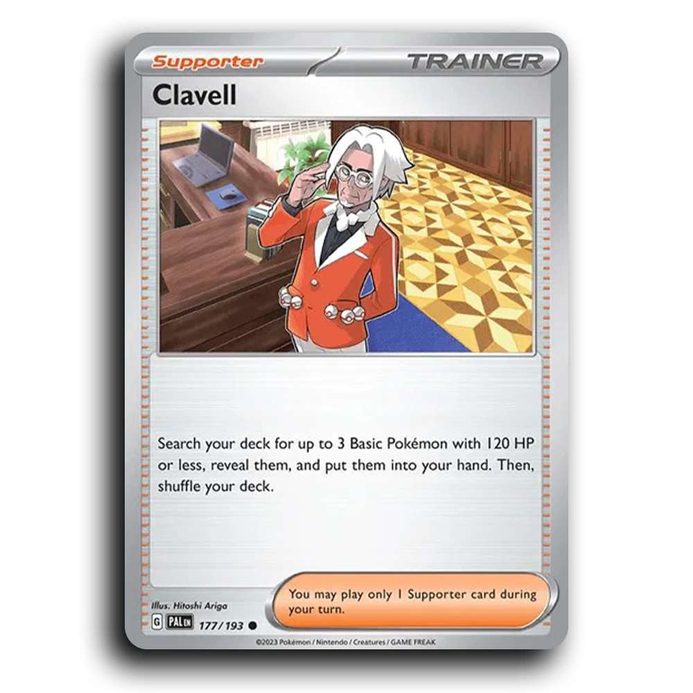 Clavell (177/193) [Paldea Evolved] Common Pokemon Card TCG Near Mint NM