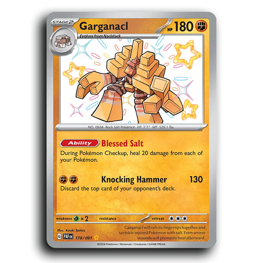 Garganacl (178/091) [Paldean Fates]
