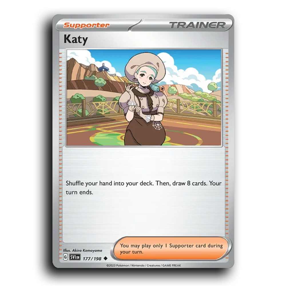 Katy (177/198) [Scarlet & Violet] Uncommon Akira Komayama Pokemon Card TCG Near Mint NM