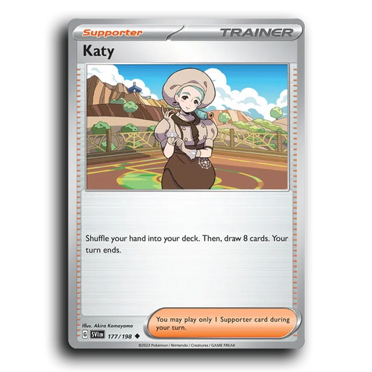 Katy (177/198) [Scarlet & Violet] Uncommon Akira Komayama Pokemon Card TCG Near Mint NM