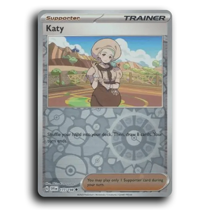 Katy (177/198) [Scarlet & Violet] Uncommon Akira Komayama Pokemon Card TCG Near Mint NM Reverse Holo