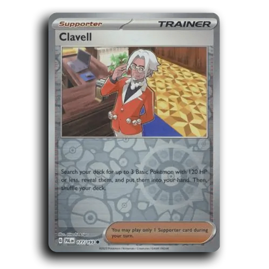 Clavell (177/193) [Paldea Evolved] Common Pokemon Card TCG Near Mint NM Reverse Holo