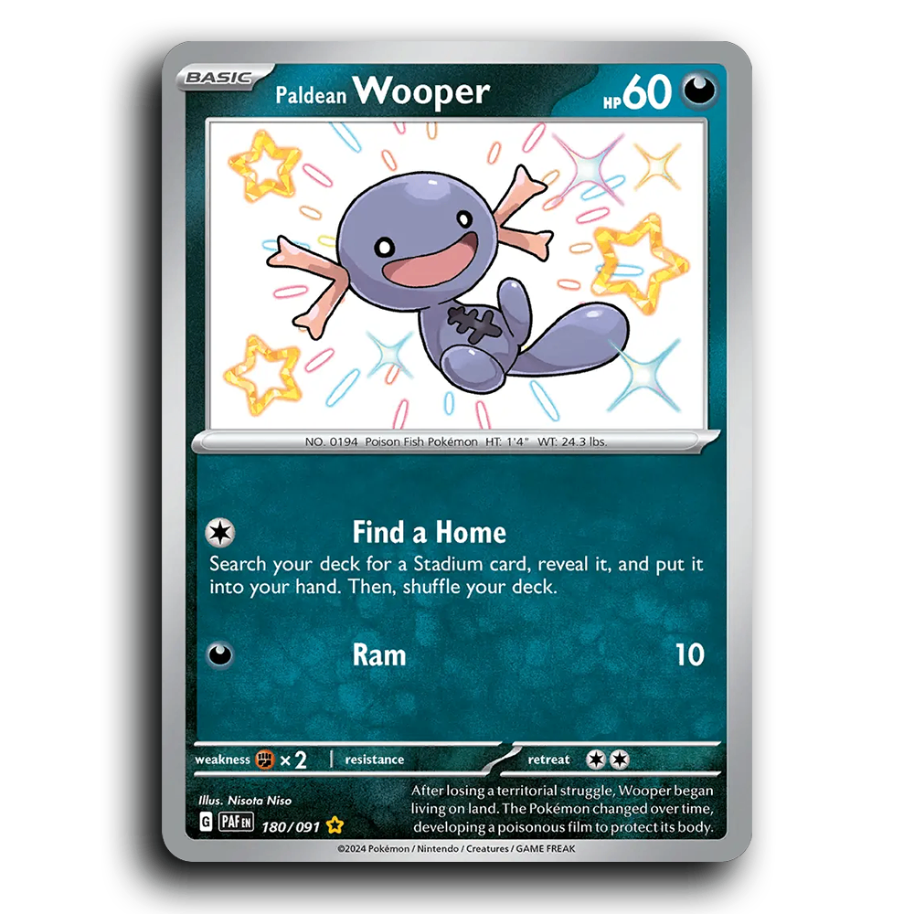 Paldean Wooper (180/091) [Paldean Fates]