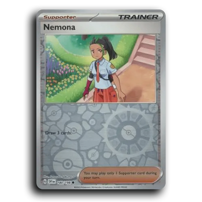 Nemona (180/198) [Scarlet & Violet] Common Sanosuke Sakuma Pokemon Card TCG Near Mint NM Reverse Holo