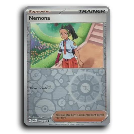 Nemona (180/198) [Scarlet & Violet] Common Sanosuke Sakuma Pokemon Card TCG Near Mint NM Reverse Holo