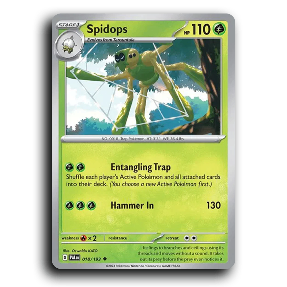 Spidops (018/193) [Paldea Evolved] Uncommon Pokemon Card TCG Near Mint NM