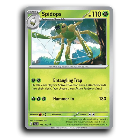 Spidops (018/193) [Paldea Evolved] Uncommon Pokemon Card TCG Near Mint NM