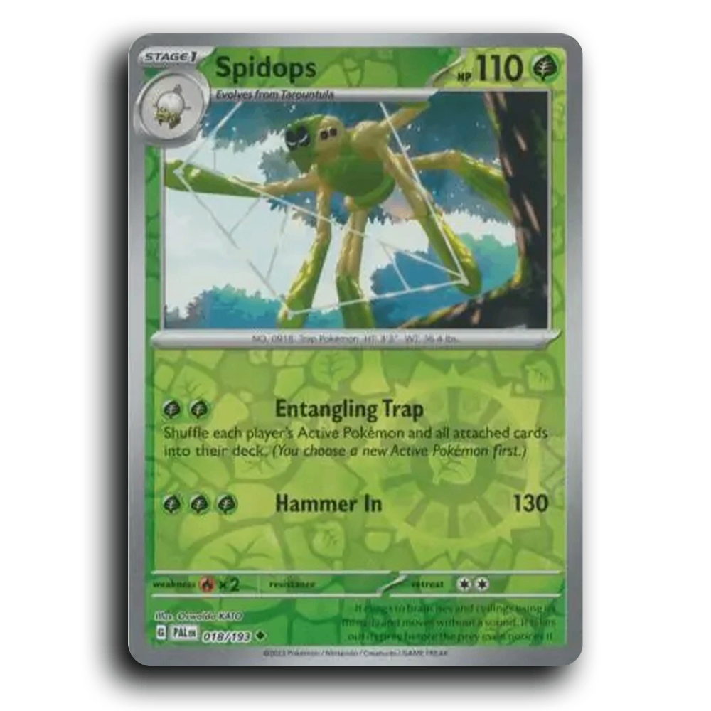 Spidops (018/193) [Paldea Evolved] Uncommon Pokemon Card TCG Near Mint NM Reverse Holo