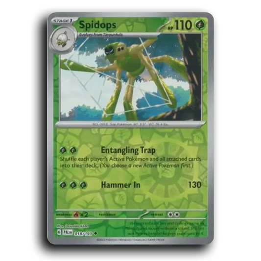 Spidops (018/193) [Paldea Evolved] Uncommon Pokemon Card TCG Near Mint NM Reverse Holo