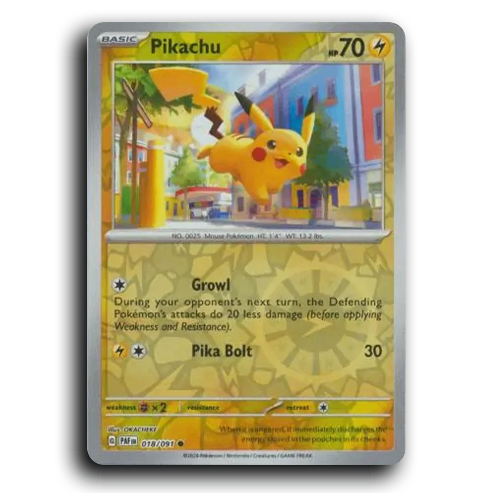 Pikachu (018/091) [Paldean Fates]