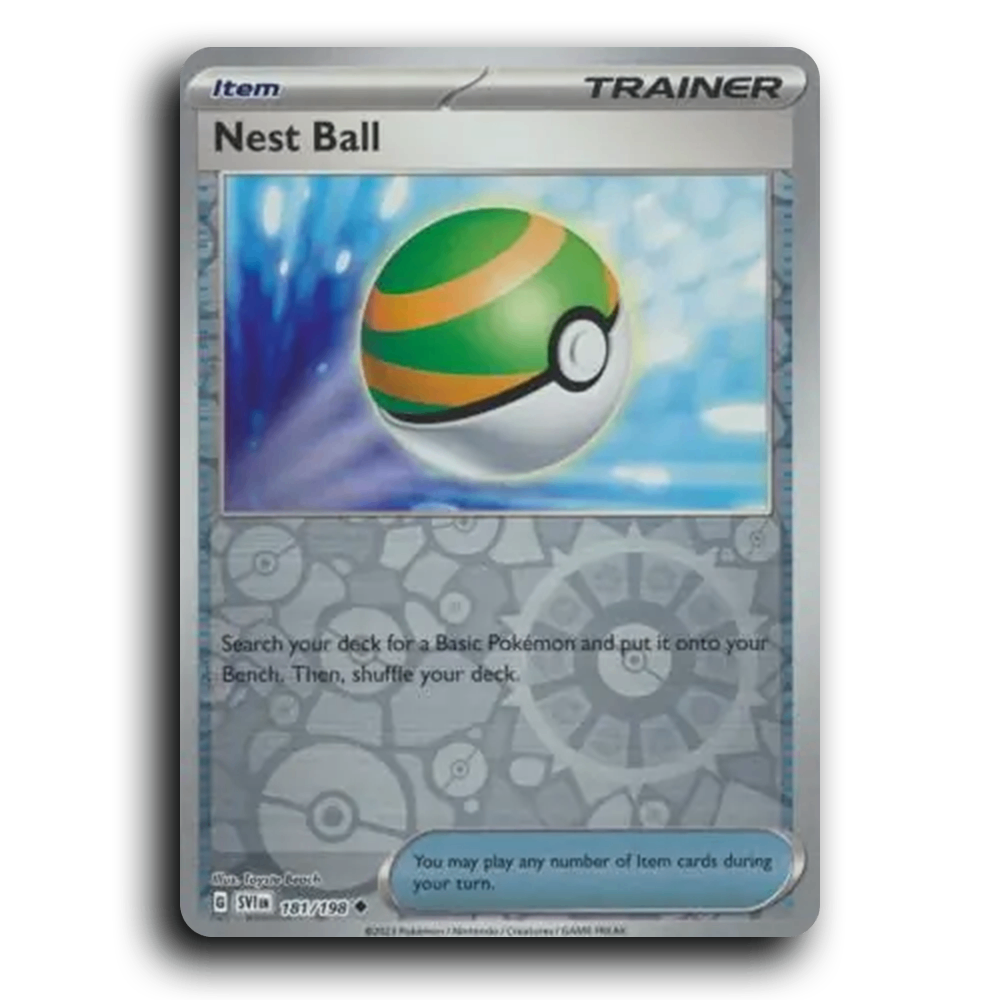 Nest Ball (181/198) [Scarlet & Violet] Uncommon Toyste Beach Pokemon Card TCG Near Mint NM Reverse Holo