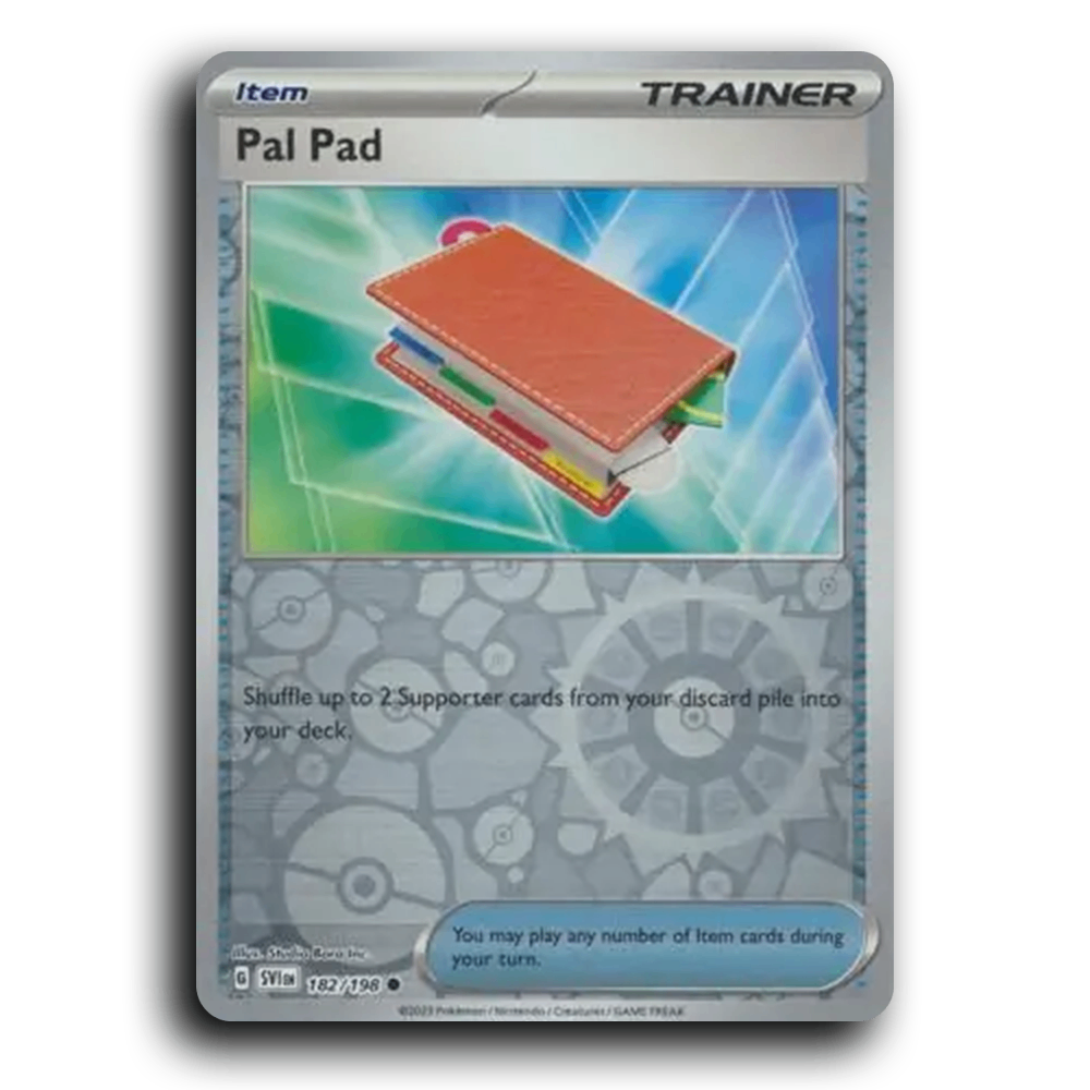 Pal Pad (182/198) [Scarlet & Violet] Common Studio Bora Inc. Pokemon Card TCG Near Mint NM Reverse Holo