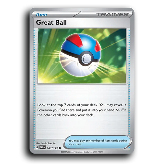 Great Ball (183/193) [Paldea Evolved] Common Pokemon Card TCG Near Mint NM