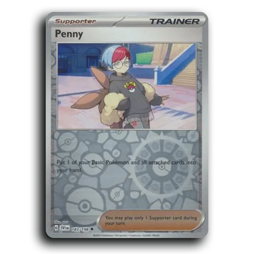 Penny (183/198) [Scarlet & Violet] Uncommon yuu Pokemon Card TCG Near Mint NM Reverse Holo