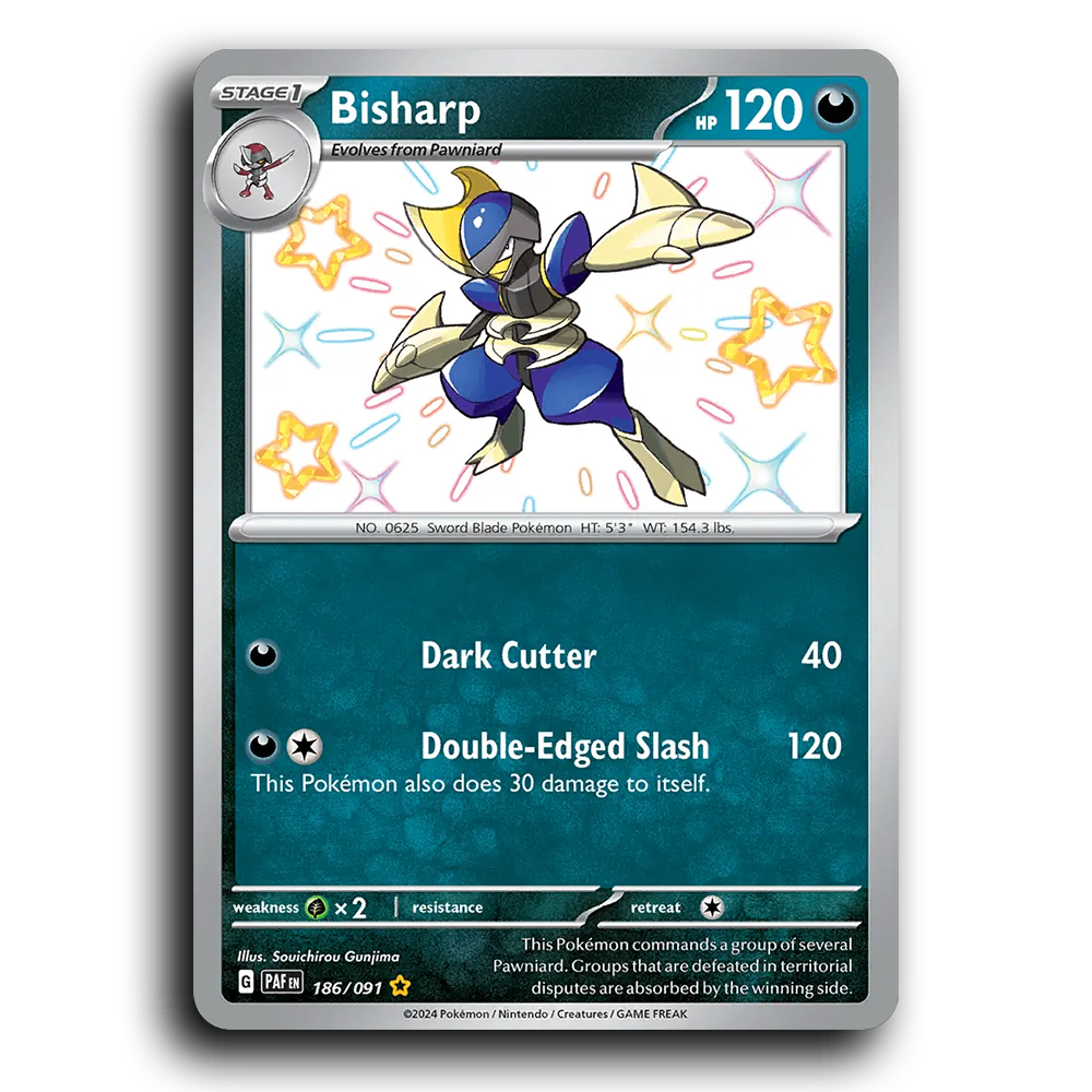 Bisharp (186/091) [Paldean Fates]