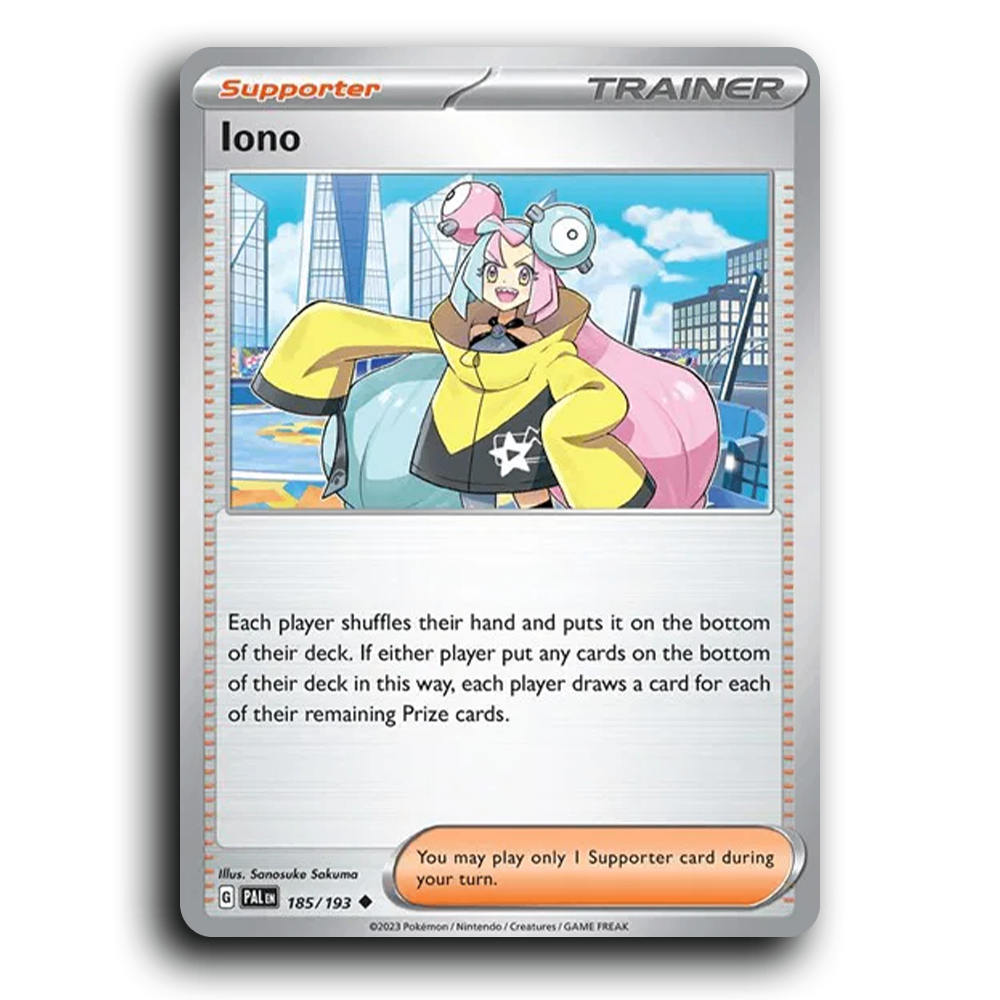 Iono (185/193) [Paldea Evolved] Uncommon Pokemon Card TCG Near Mint NM