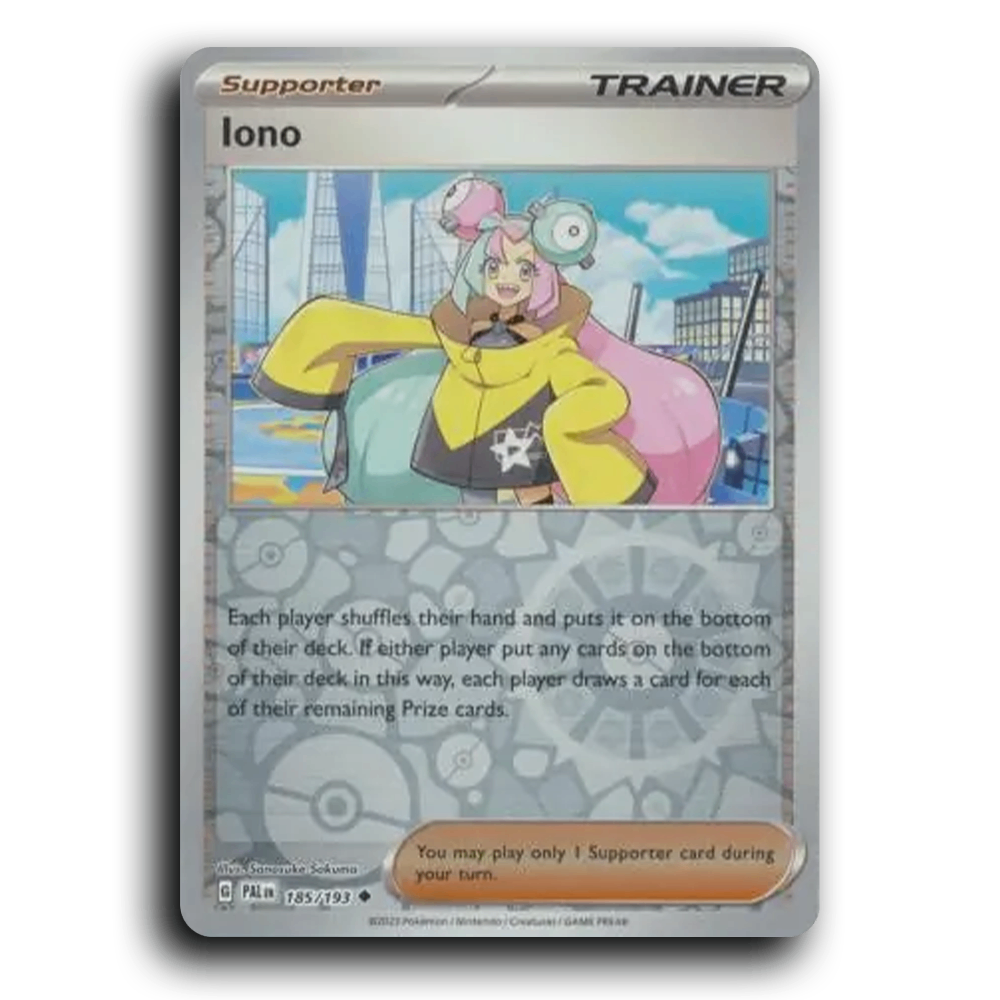 Iono (185/193) [Paldea Evolved] Uncommon Pokemon Card TCG Near Mint NM Reverse Holo