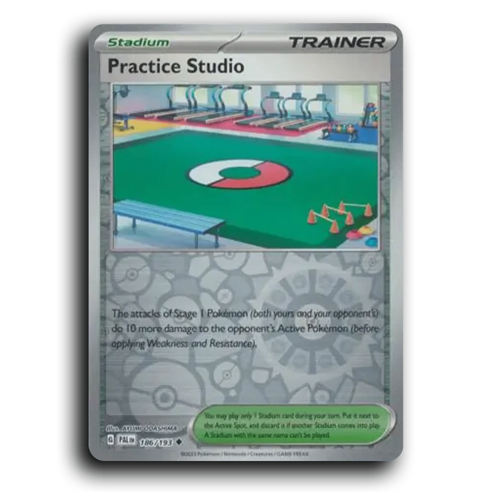 Practice Studio (186/193) [Paldea Evolved] Uncommon Pokemon Card TCG Near Mint NM Reverse Holo
