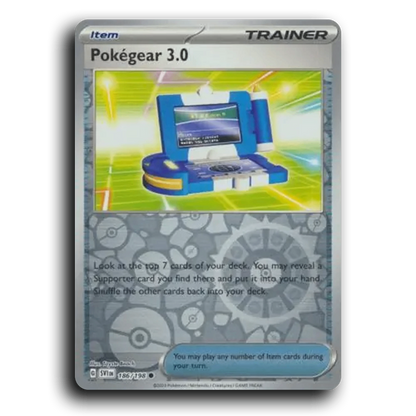Pokegear 3.0 (186/198) [Scarlet & Violet] Common Toyste Beach Pokemon Card TCG Near Mint NM Reverse Holo