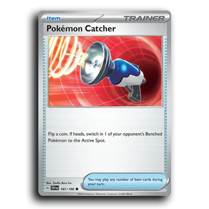 Pokemon Catcher (187/198) [Scarlet & Violet] Common Studio Bora Inc. Pokemon Card TCG Near Mint NM