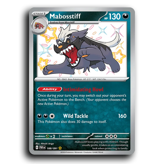 Mabosstiff (188/091) [Paldean Fates]