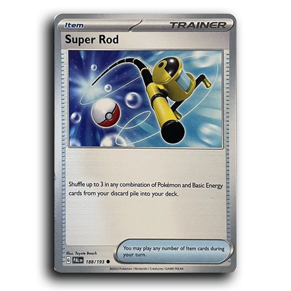 Super Rod (188/193) [Paldea Evolved] Common Pokemon Card TCG Near Mint NM