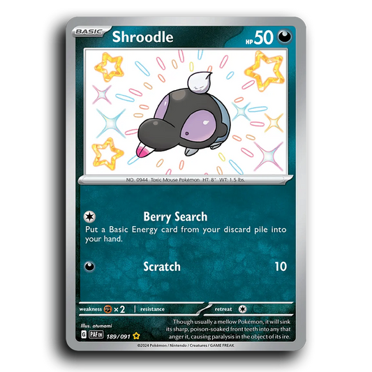 Shroodle (189/091) [Paldean Fates]