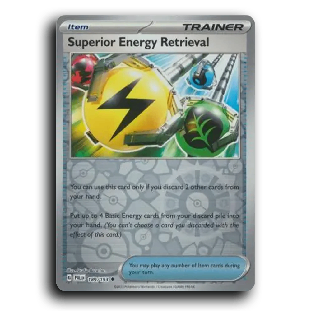 Superior Energy Retrieval (189/193) [Paldea Evolved] Uncommon Pokemon Card TCG Near Mint NM Reverse Holo