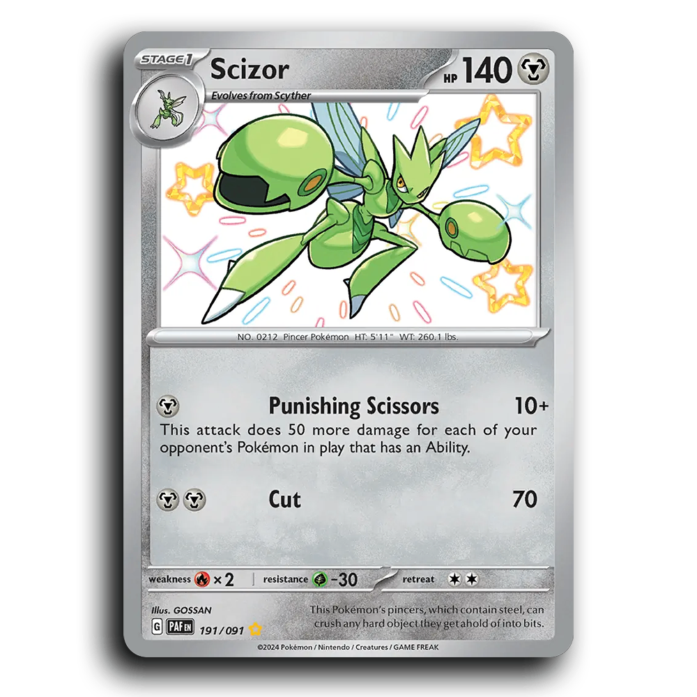Scizor (191/091) [Paldean Fates]
