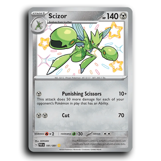 Scizor (191/091) [Paldean Fates]