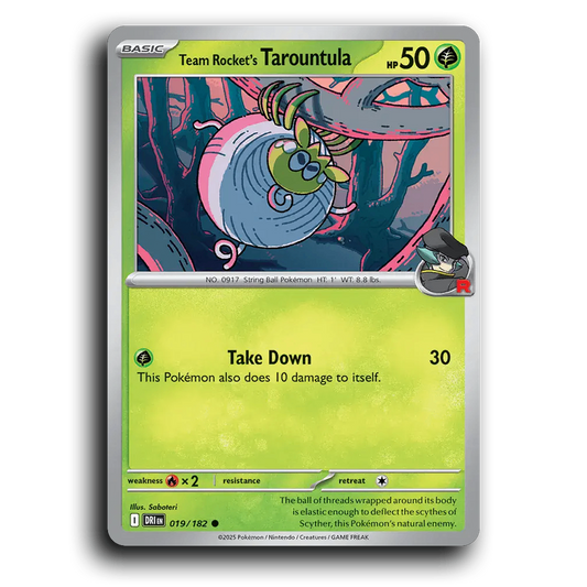 Team Rocket's Tarountula - 019/182 [Destined Rivals]