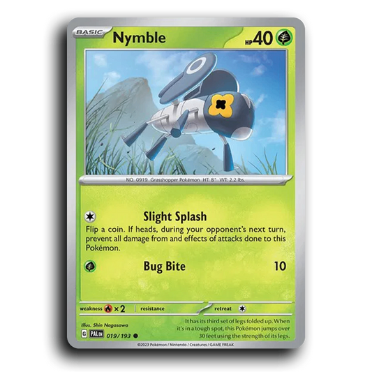 Nymble (019/193) [Paldea Evolved] Common Pokemon Card TCG Near Mint NM