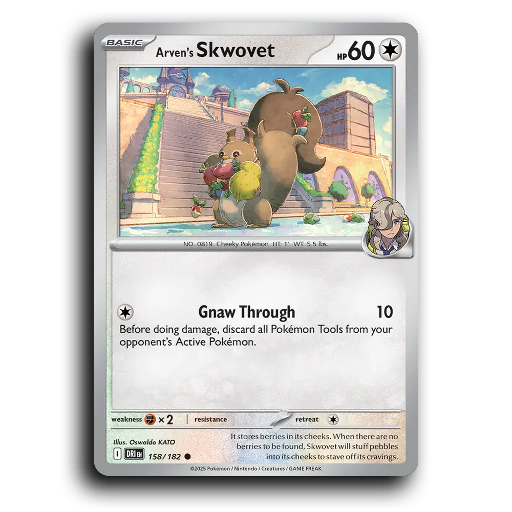 Arven's Skwovet - 158/182 [Destined Rivals]