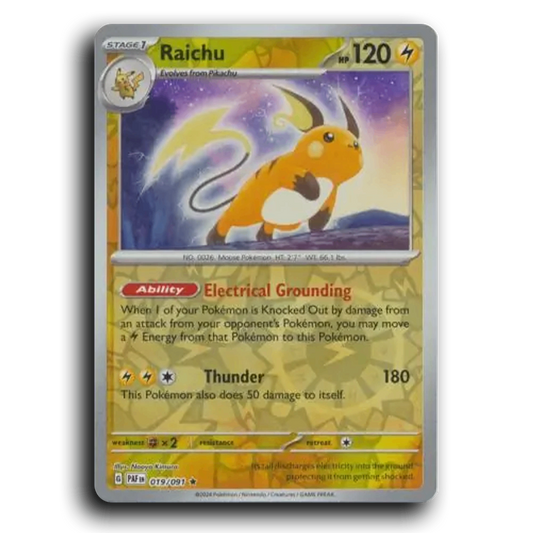 Raichu (019/091) [Paldean Fates]