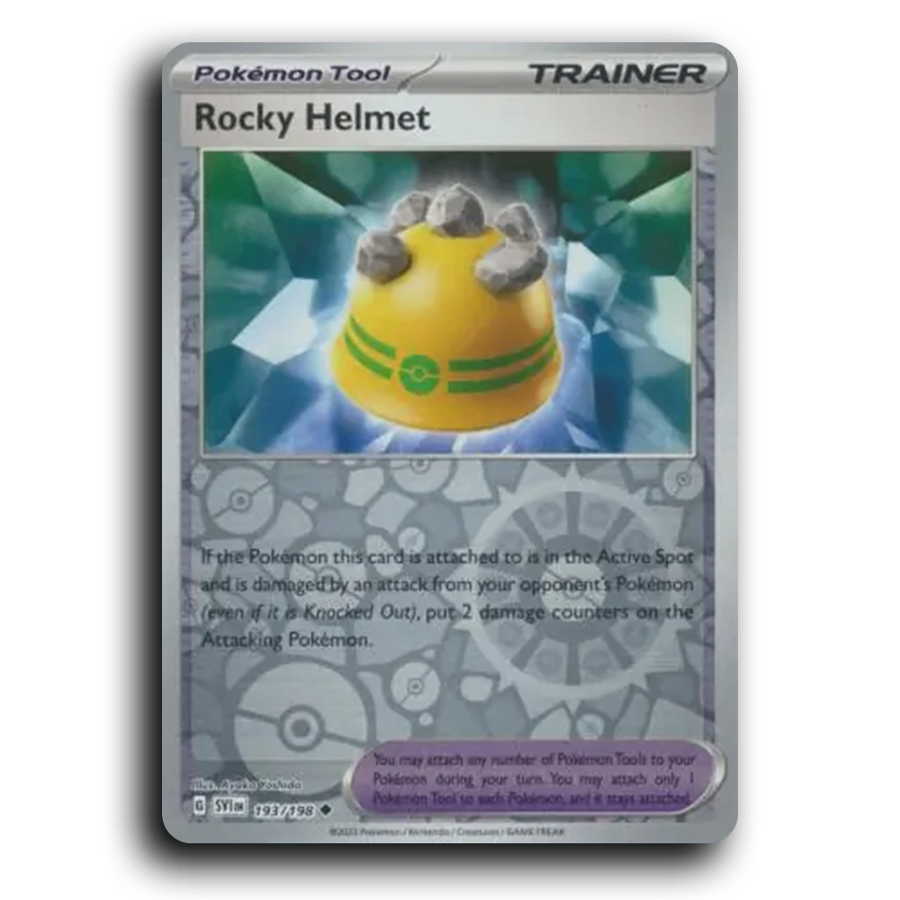 Rocky Helmet (193/198) [Scarlet & Violet] Uncommon Ayaka Yoshida Pokemon Card TCG Near Mint NM Reverse Holo