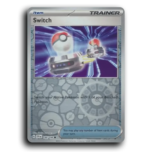 Switch (194/198) [Scarlet & Violet] Common Studio Bora Inc. Pokemon Card TCG Near Mint NM Reverse Holo