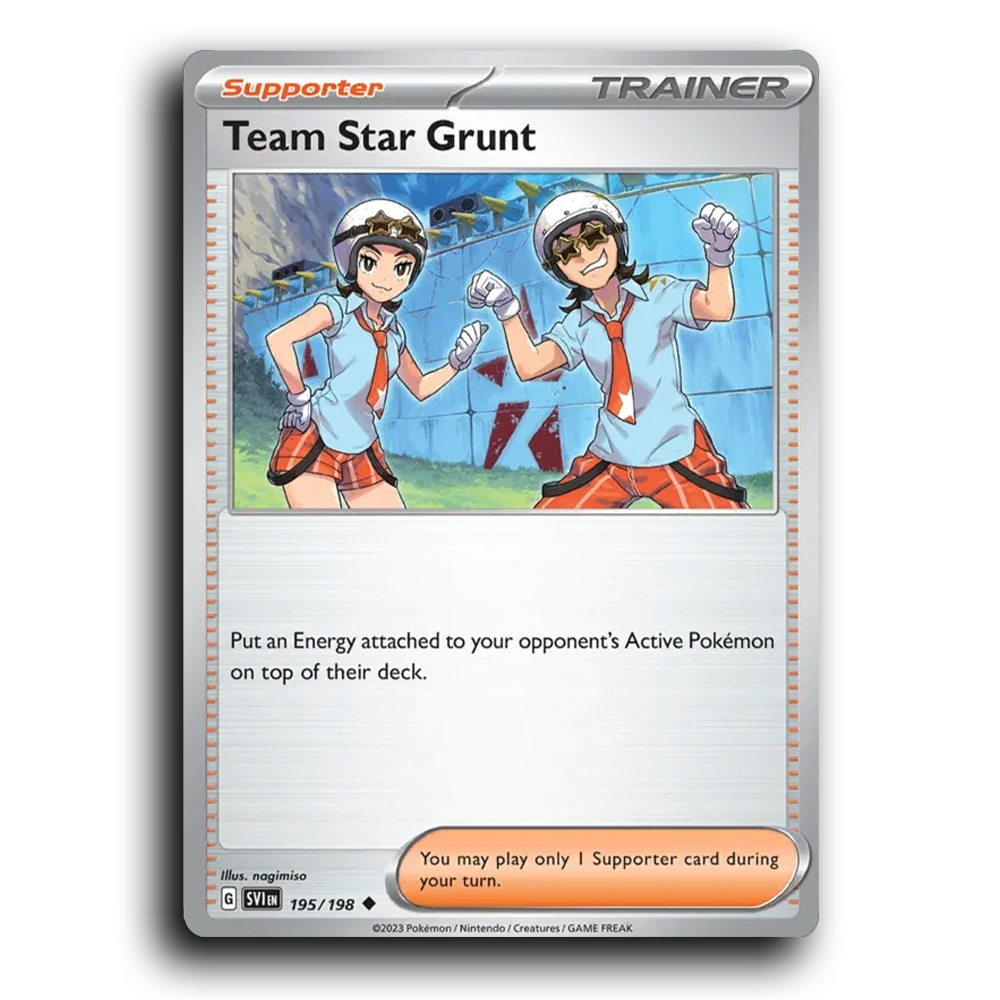 Team Star Grunt (195/198) [Scarlet & Violet] Uncommon nagimiso Pokemon Card TCG Near Mint NM
