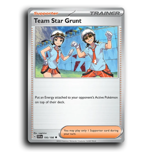 Team Star Grunt (195/198) [Scarlet & Violet] Uncommon nagimiso Pokemon Card TCG Near Mint NM