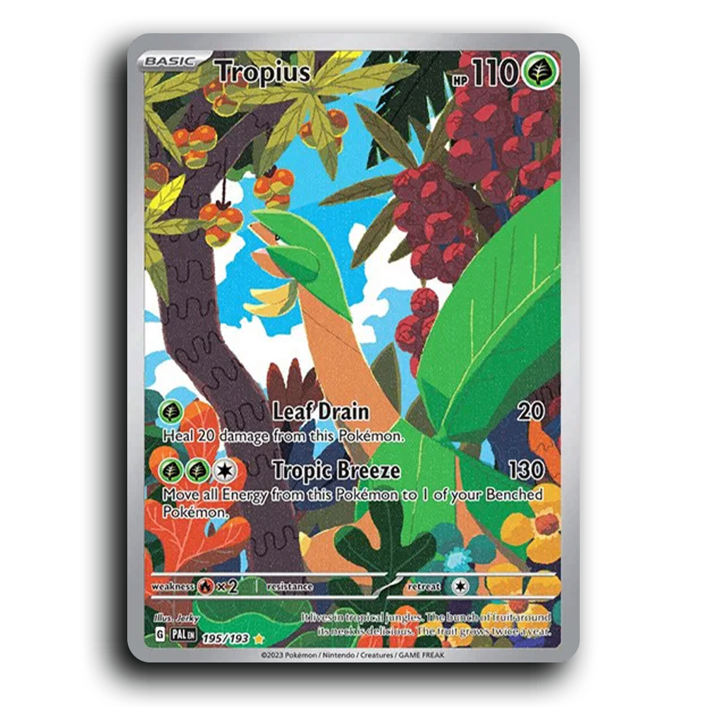 Tropius (195/193) [Paldea Evolved] Illustration Rare Pokemon Card TCG Near Mint NM