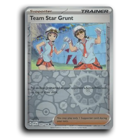 Team Star Grunt (195/198) [Scarlet & Violet] Uncommon nagimiso Pokemon Card TCG Near Mint NM Reverse Holo