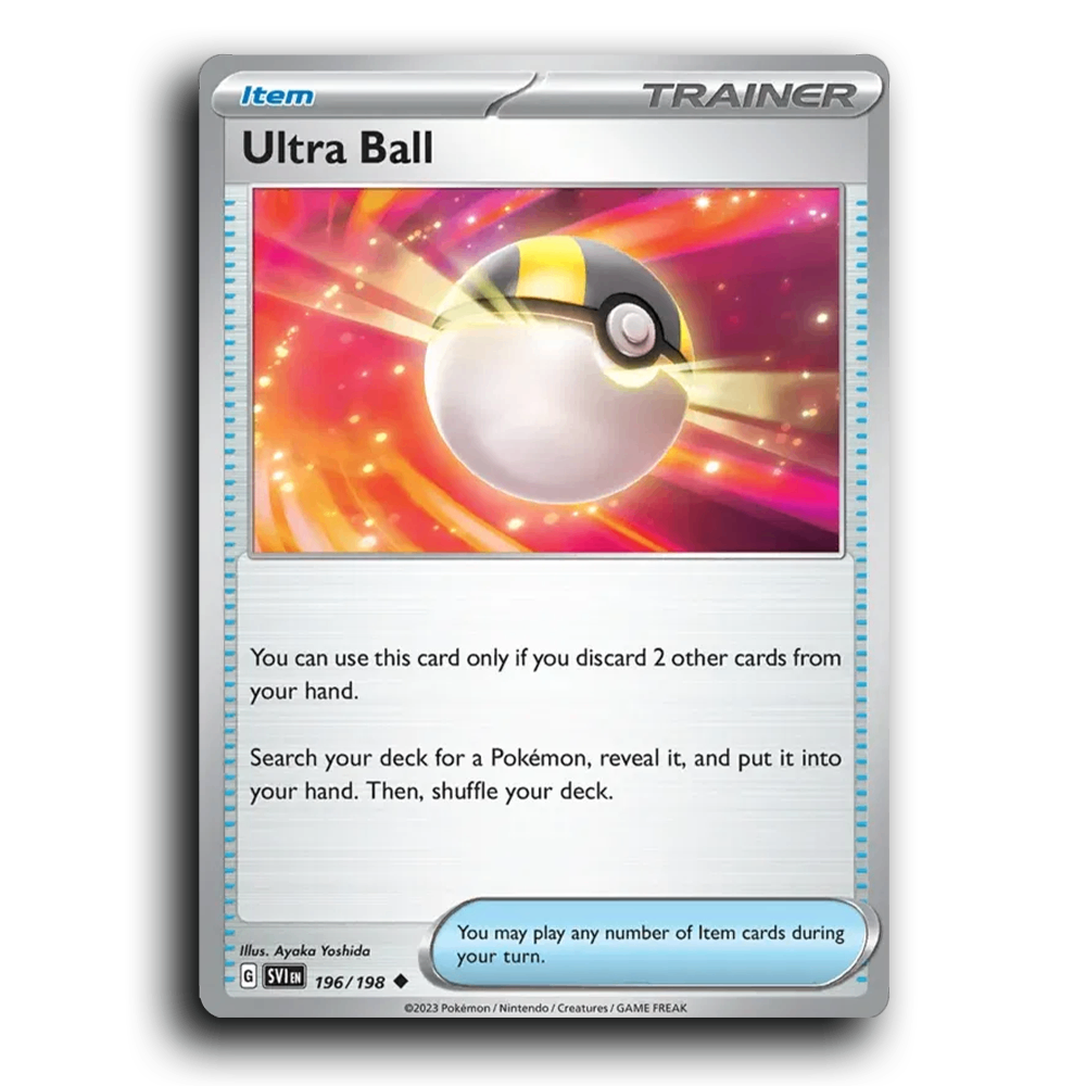 Ultra Ball (196/198) [Scarlet & Violet] Uncommon Ayaka Yoshida Pokemon Card TCG Near Mint NM