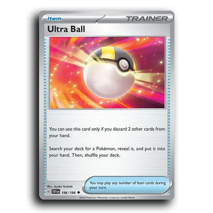 Ultra Ball (196/198) [Scarlet & Violet] Uncommon Ayaka Yoshida Pokemon Card TCG Near Mint NM
