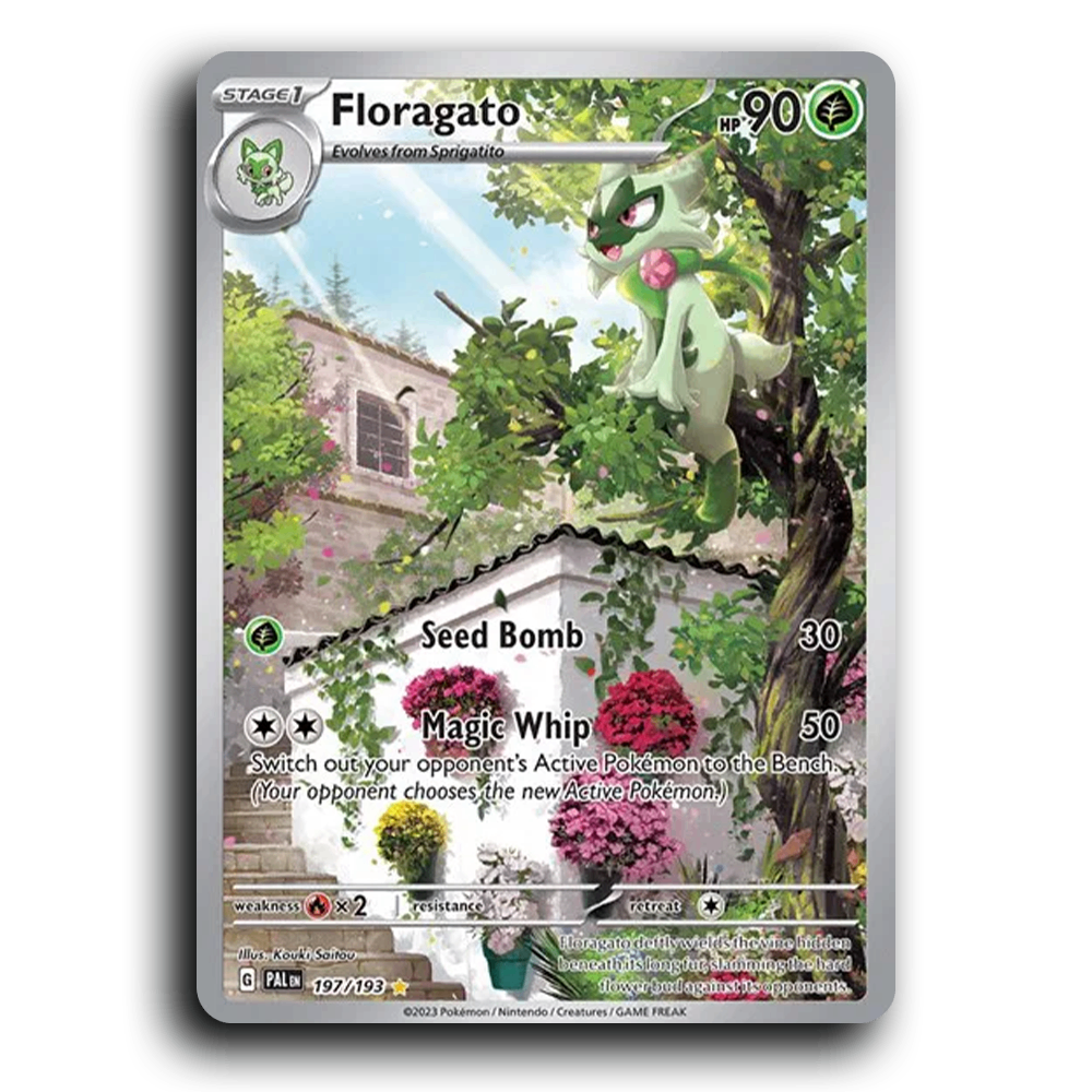 Floragato (197/193) [Paldea Evolved] Illustration Rare Pokemon Card TCG Near Mint NM