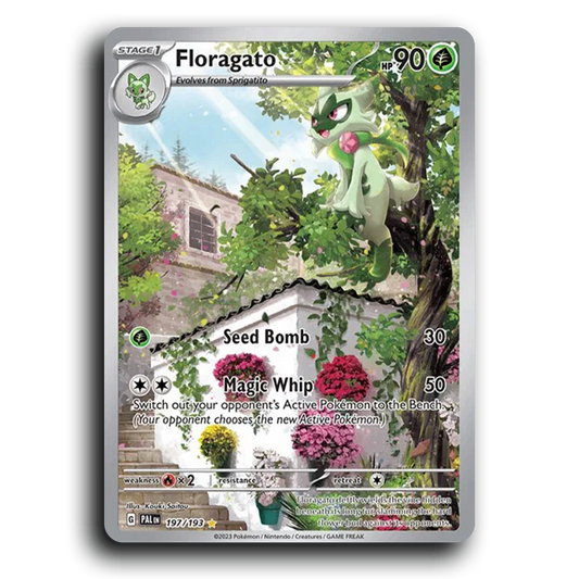 Floragato (197/193) [Paldea Evolved] Illustration Rare Pokemon Card TCG Near Mint NM
