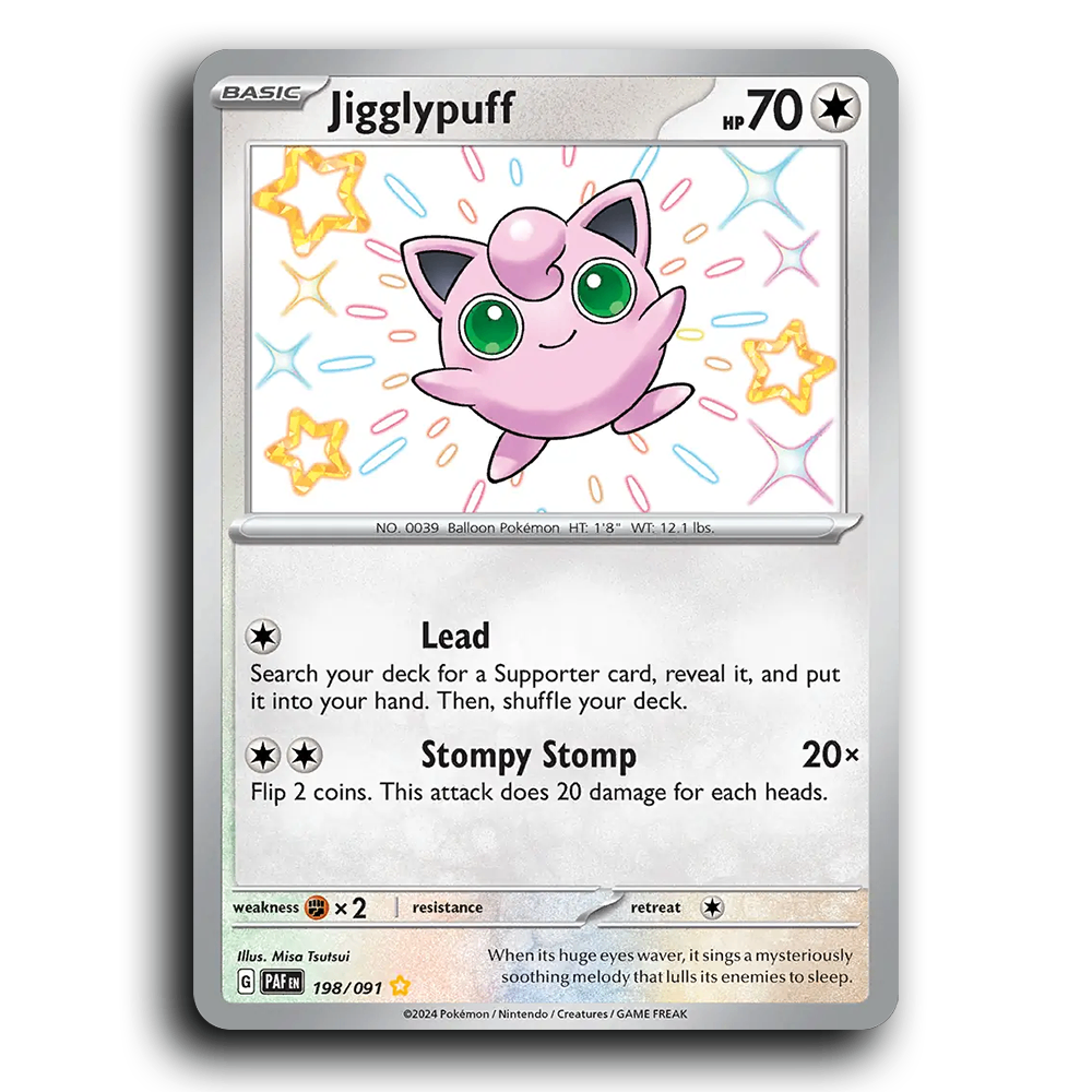 Jigglypuff (198/091) [Paldean Fates]