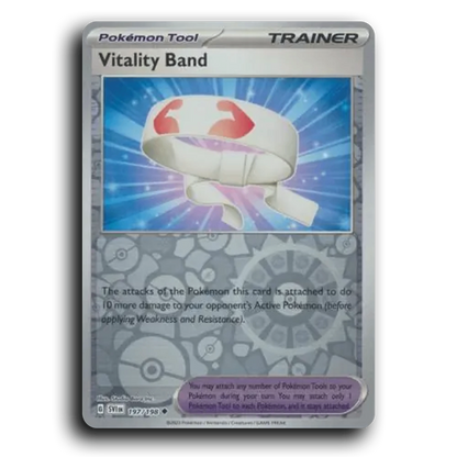 Vitality Band (197/198) [Scarlet & Violet] Uncommon Studio Bora Inc. Pokemon Card TCG Near Mint NM Reverse Holo