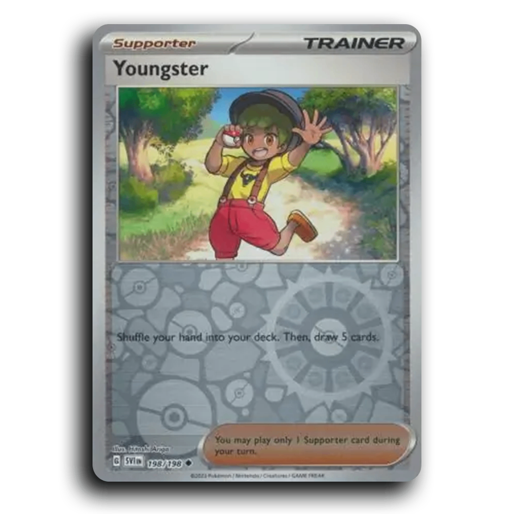 Youngster (198/198) [Scarlet & Violet] Uncommon Hitoshi Ariga Pokemon Card TCG Near Mint NM Reverse Holo