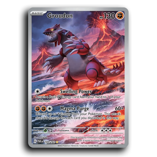 Groudon (199/182) [Paradox Rift]