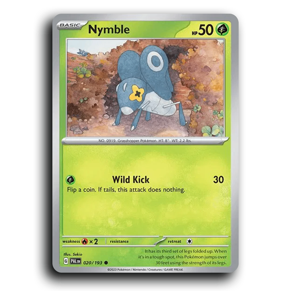 Nymble (020/193) [Paldea Evolved] Common Pokemon Card TCG Near Mint NM